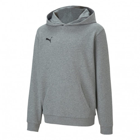 Bluza dla dzieci Puma teamGOAL 23 Casuals Hoody Jr Medi szara 656711 33 140