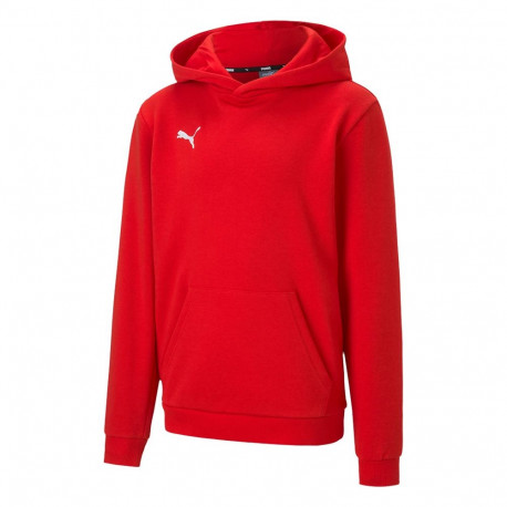 Bluza dla dzieci Puma teamGOAL 23 Casuals Hoody Jr czerwona 656711 01 116