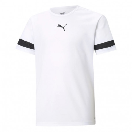 Koszulka dla dzieci Puma teamRISE Jersey Jr biała 704938 04 140cm