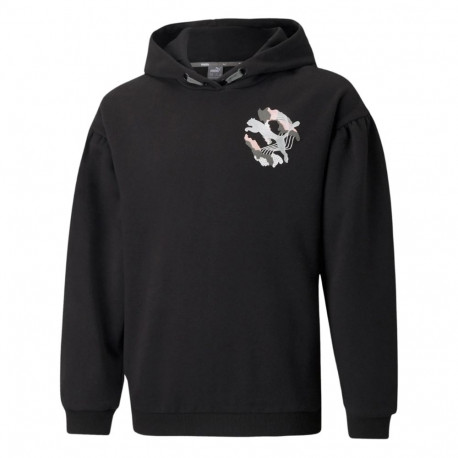 Puma laste pusa Alpha Hoodie FL G 589232 01 128cm, must