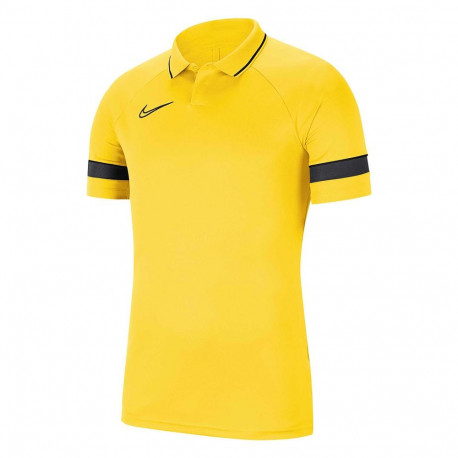 Koszulka męska Nike DF Academy 21 Polo SS żółta CW6104 719 S