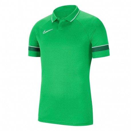 Koszulka męska Nike DF Academy 21 Polo SS zielona CW6104 362 S