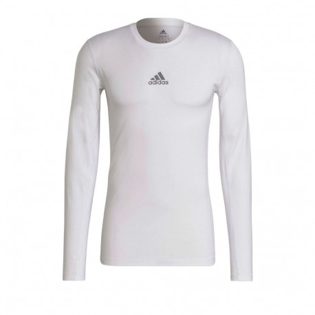 Adidas meeste pika varrukaga kompressioonsärk GU7334 XL, valge