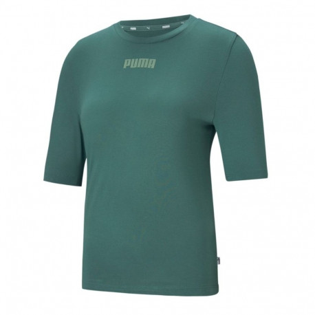 Koszulka damska Puma Modern Basics Tee Cloud zielona 585929 45 S