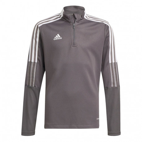 Bluza dla dzieci adidas Tiro 21 Training Top Youth szara GM7321 116cm
