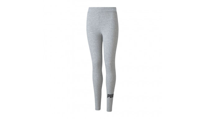 Legginsy dla dzieci Puma ESS Logo Leggings jasnoszare 587035 04 116cm