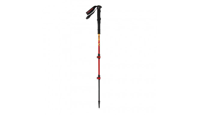 Kijki trekkingowe Viking Lhotse 65-135 cm czerwono-czarno-żółte 610-20-7980-34-UNI