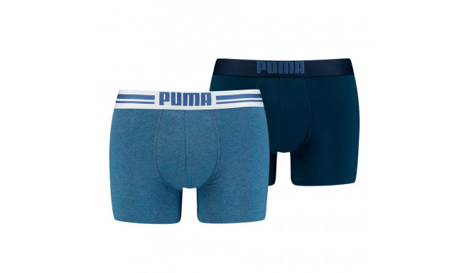 Bokserki męskie Puma Placed Logo Boxer 2P denim 906519 05 S