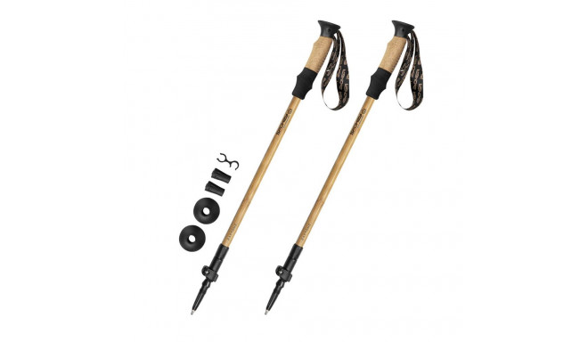 Kijki Nordic Walking Spokey Bastone Eco brązowo-czarne 929465