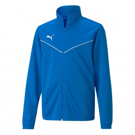 Bluza dla dzieci Puma teamRISE Training Poly Jacket Jr niebieska 657393 02 176cm