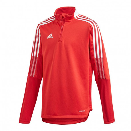 Bluza dla dzieci adidas Tiro 21 Training Top Youth czerwona GM7323 116cm