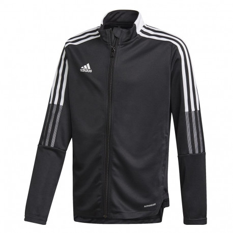 Bluza dla dzieci adidas Tiro 21 Track Jacket Youth czarna GM7314 116cm