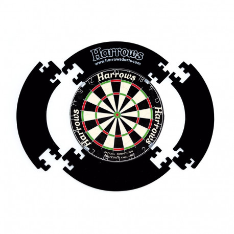 Harrows märklaua kaitserõngas 4-osaline, must