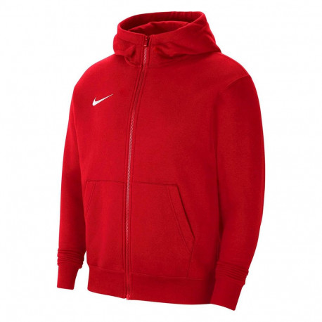 Bluza dla dzieci Nike Park 20 Fleece Full-Zip Hoodie czerwona CW6891 657 M