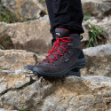 Buty trekkingowe Alpinus Brahmatal High Active grafitowo-czerwone GR43321 38