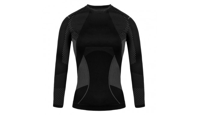 Bluza termoaktywna damska Alpinus Active Base Layer czarno-szara GT43180 M