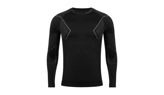 Bluza termoaktywna męska Alpinus Active Base Layer czarno-szara GT43189 2XL