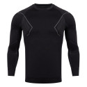 Bluza termoaktywna męska Alpinus Active Base Layer czarno-szara GT43189 2XL