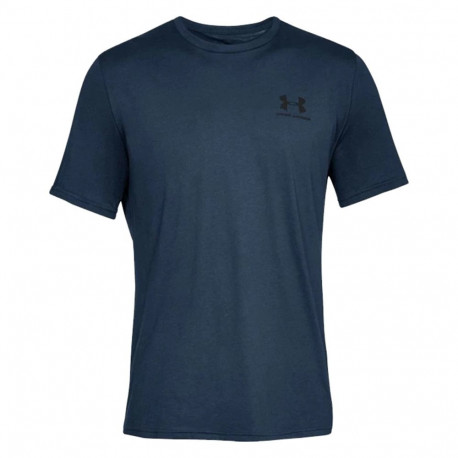 Under Armour meeste särk Sportstyle Left Chest Ss 1326799 408 2XL, tumesinine