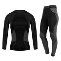 Bielizna termoaktywna damska Alpinus Active Base Layer Set czarno-szara GT43253  XL