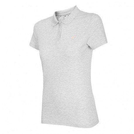 4F naiste t-särk NOSH4 TSD007 10M XL, helehall melanž