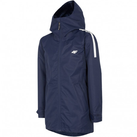 Kurtka dla dziewczynki 4F granatowa HJL20 JKUD002 31S 128cm
