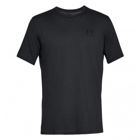 Koszulka męska Under Armour Sportstyle Left Chest SS czarna 1326799 001 L