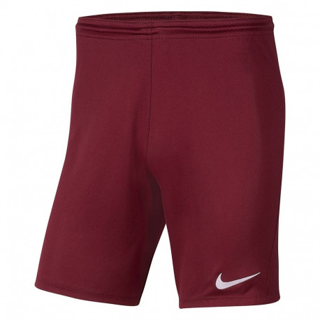 Spodenki dla dzieci Nike Dry Park III NB K bordowe BV6865 677 XL