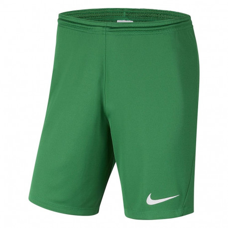 Spodenki dla dzieci Nike Dry Park III NB K zielone BV6865 302  XS