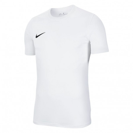 Koszulka dla dzieci Nike Dry Park VII JSY SS biała BV6741 100 S