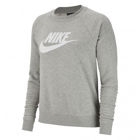 Bluza damska Nike Essentials Crew FLC HBR szara BV4112 063 S