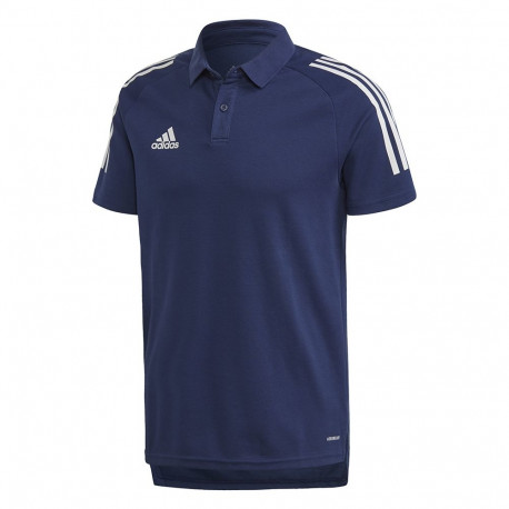 Koszulka męska adidas Condivo 20 Polo granatowo-biała ED9245 S