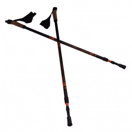Kijki Nordic Walking Pacer Bjorn pomarańczowy 2-częściowy