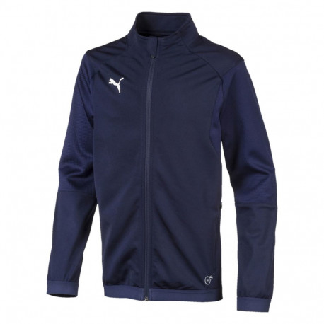 Bluza dla dzieci Puma Liga Training Jacket JUNIOR granatowa 655688 06 164cm
