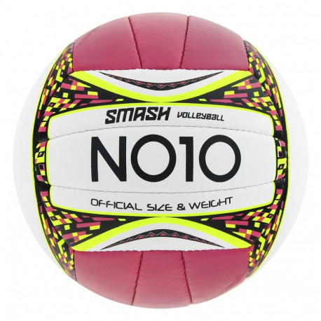 Piłka siatkowa NO10 Smash Purple biało-różowa 56063 A 5