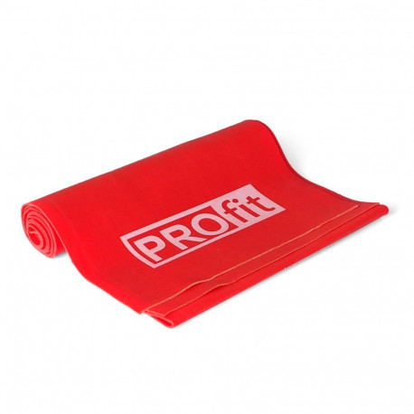 Guma Fitness Profit Heavy 120x15x0,55cm czerwona DK 2227