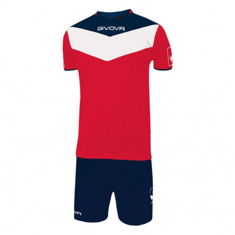 Givova komplekt Kit Campo KITC53 1204 2XL, punane-tumesinine