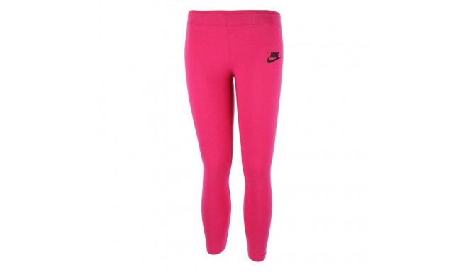 Legginsy dla dzieci Nike G NSW Tight Club Logo różowe 844965 615 M