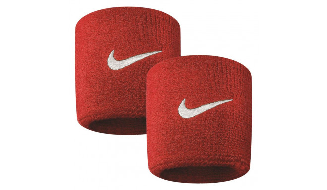 Frotki na rękę Nike Swoosh czerwone 2szt NNN04601