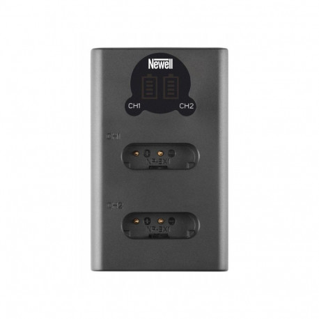 Dual Channel Charger Kit and Two NP-BX1 Batteries Newell DL-USB-C for Sony