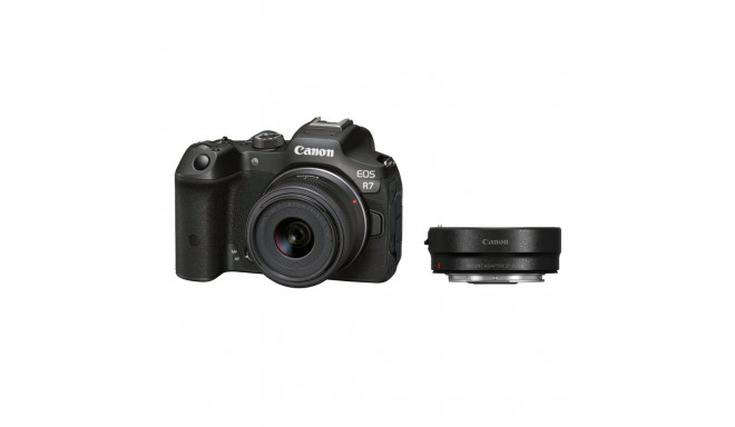 Canon EOS R7 + RF-S 18-45mm F4.5-6.3 IS STM(F/4.5-6.3 IS STM) + Mount Adapter EF-EOS R