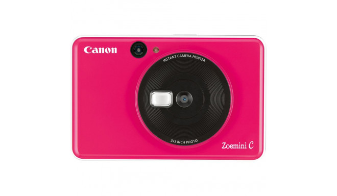 Canon Zoemini C(Inspic C/IVY CLIQ) Instant Camera Printer (Bubble Gum Pink) + Canon Zink Photo Paper
