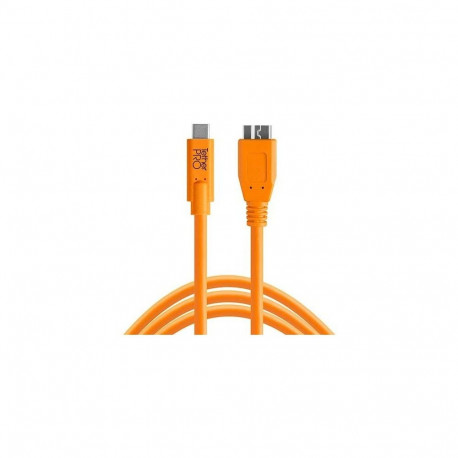 TetherPro 4.6m cable 3.0 Micro-B USB-C Orange CUC3315
