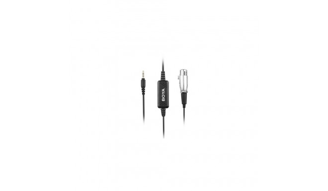Microphone adapter with cable Boya BY-BCA6 XLR to 3.5mm