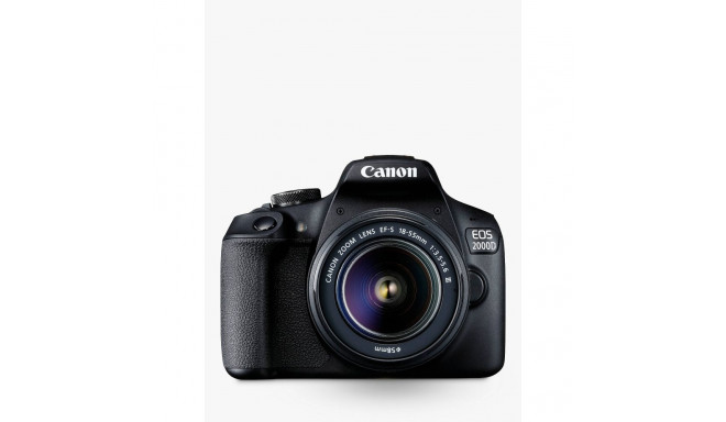 Canon EOS 2000D 18-55mm III - Demonstracinis (expo) - Baltoje dėžutėje (white box)