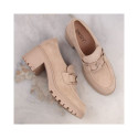 Vinceza W JAN177D suede shoes, beige (39)