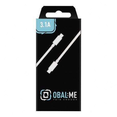 OBAL:ME Kiirlaadimise USB-C|USB-C kaabel 1m valge