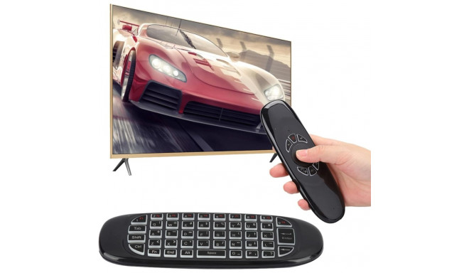 Fusion C120 universal remote with gyroscope  and keyboard for Smart TV | Android | PC