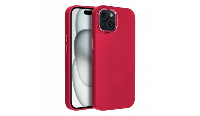 Fusion Frame tagakülje silikoon Apple iPhone 15 jaoks Pro Max magenta