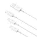 Baseus Superior Cable USB - Lightning | micro USB | USB Type 3,5 A 1,5m White (CAMLTYS-02)